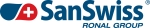 logo firmy SanSwiss s. r. o. - sprchové kouty, zástěny a vaničky