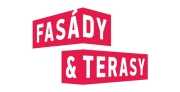 logo firmy FASÁDY & TERASY s.r.o. - dřevěné a wpc terasy, dřevěné fasády, rektifikační terče